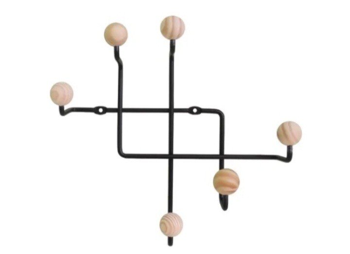 CABIDEIRO PARA PROVADOR COM BOLINHAS DE MADEIRA