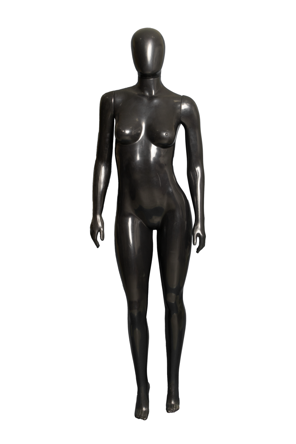 MANEQUIM FEMININA MALHADA PRETA 