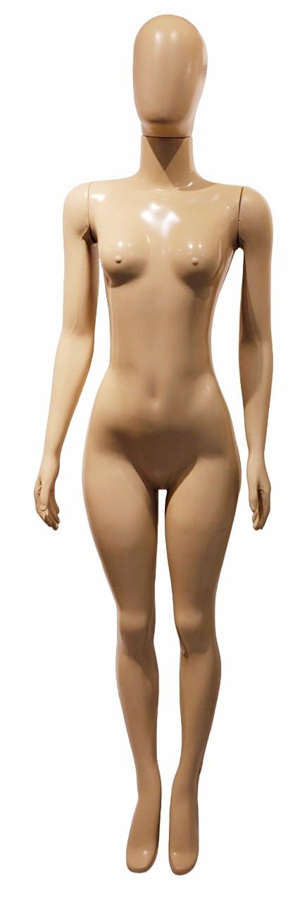 MANEQUIM FEMININO RETA BEGE 