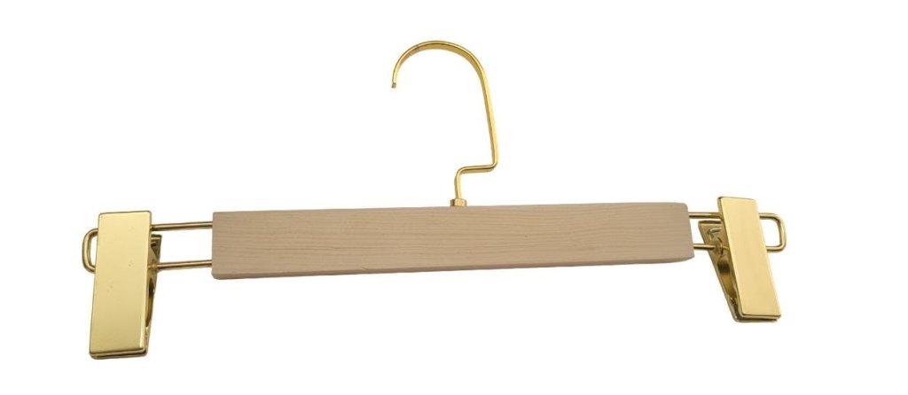 CABIDE MADEIRA MARFIM RETO COM PRESILHA LUXO 