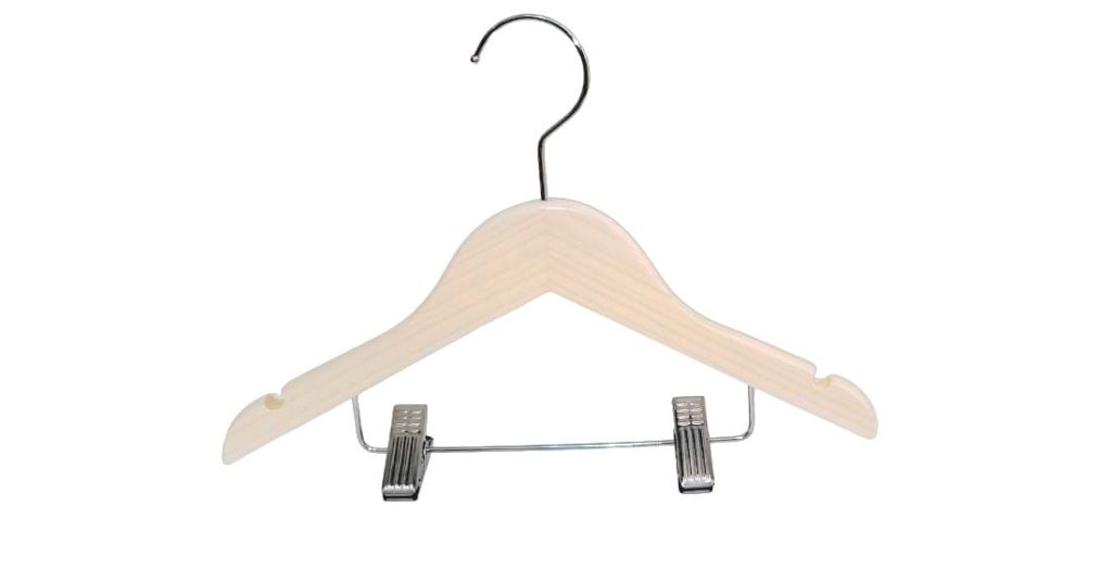 CABIDE MADEIRA MARFIM INFANTIL COM PRESILHA