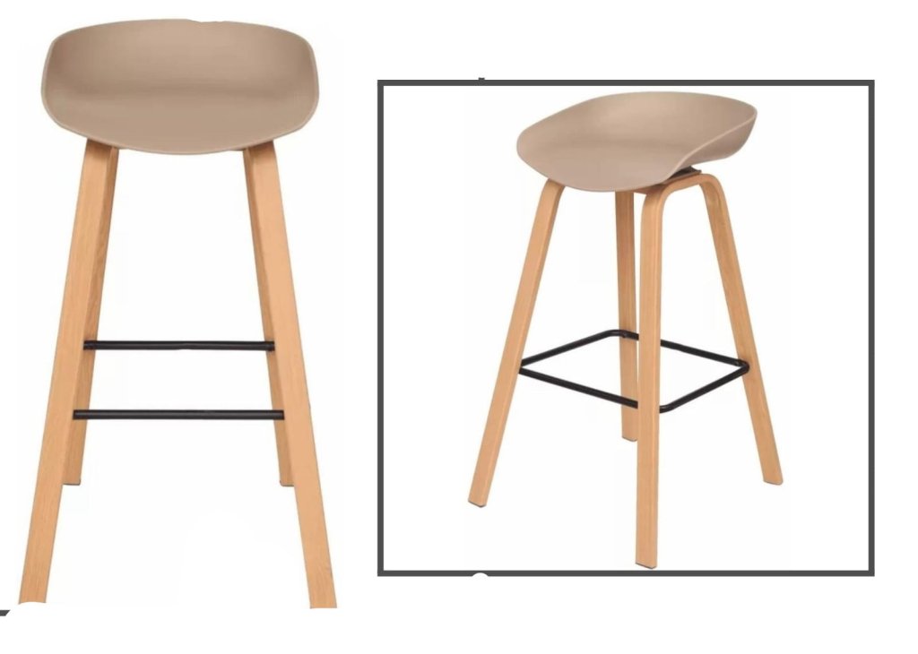 BANQUETA LUXO COM ASSENTO BEGE