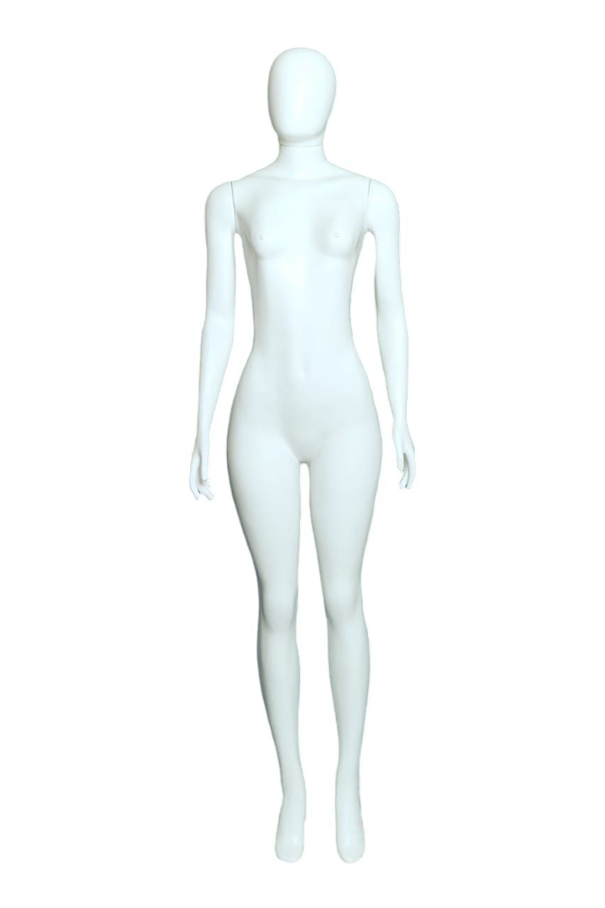 MANEQUIM FEMININA RETA BRANCA 