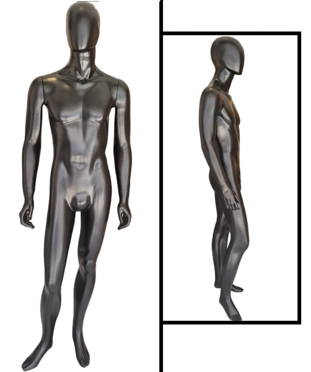 MANEQUIM MASCULINO APOLO PRETO 