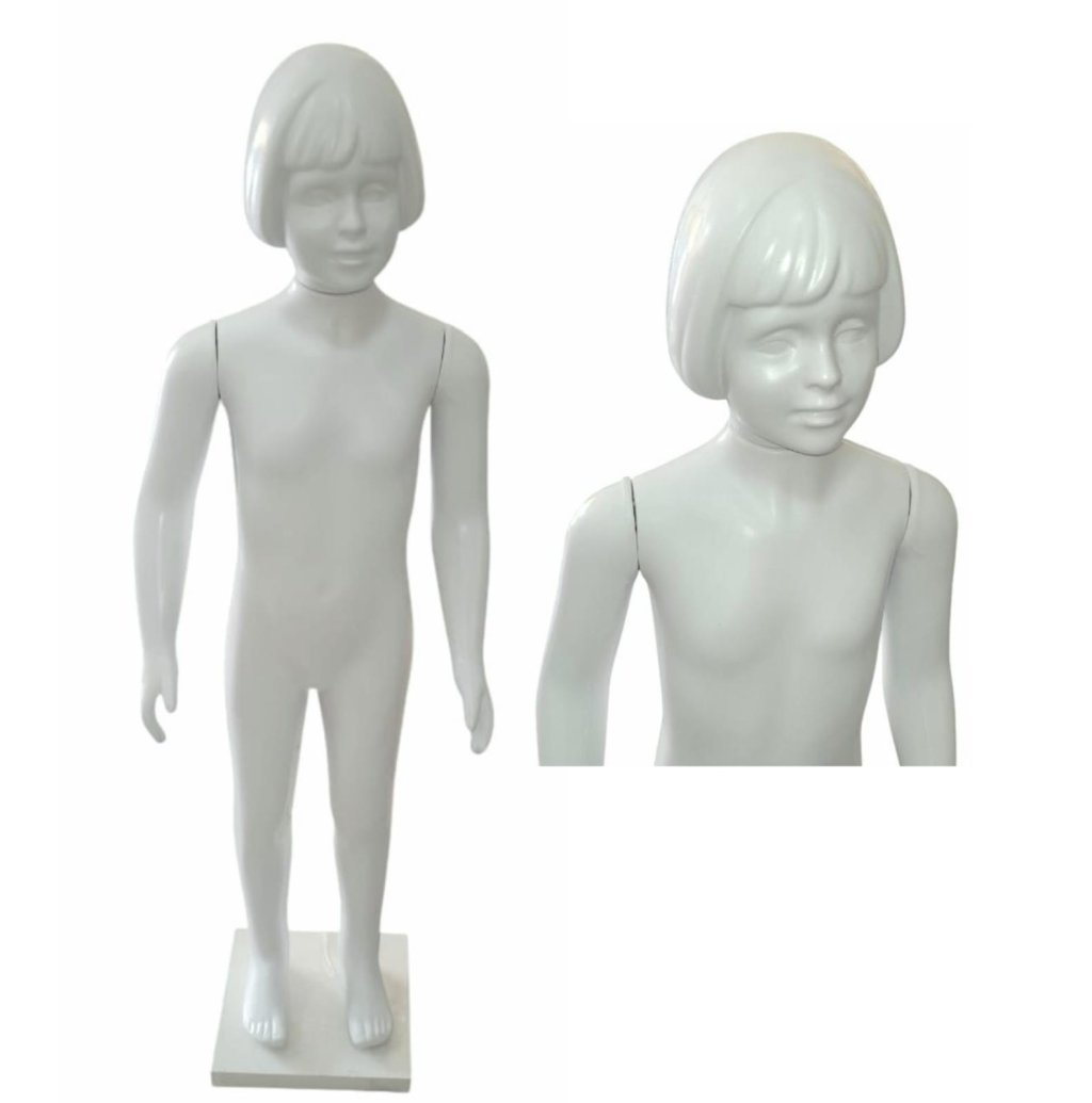 MANEQUIM  INFANTIL BRANCO MARIA 