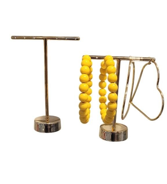 EXPOSITOR BRINCO METAL DOURADO 