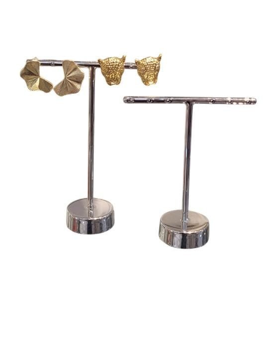 EXPOSITOR BRINCO METAL PRATA