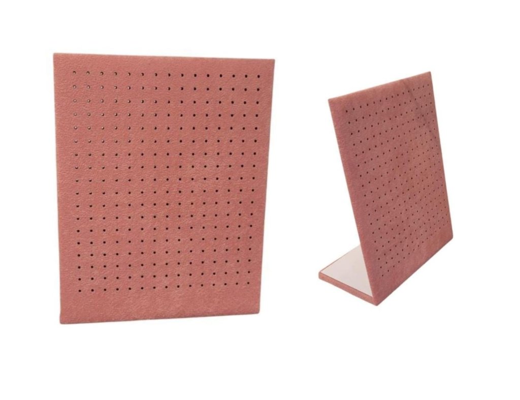 EXPOSITOR PARA BRINCO GRANDE MADEIRA ROSA