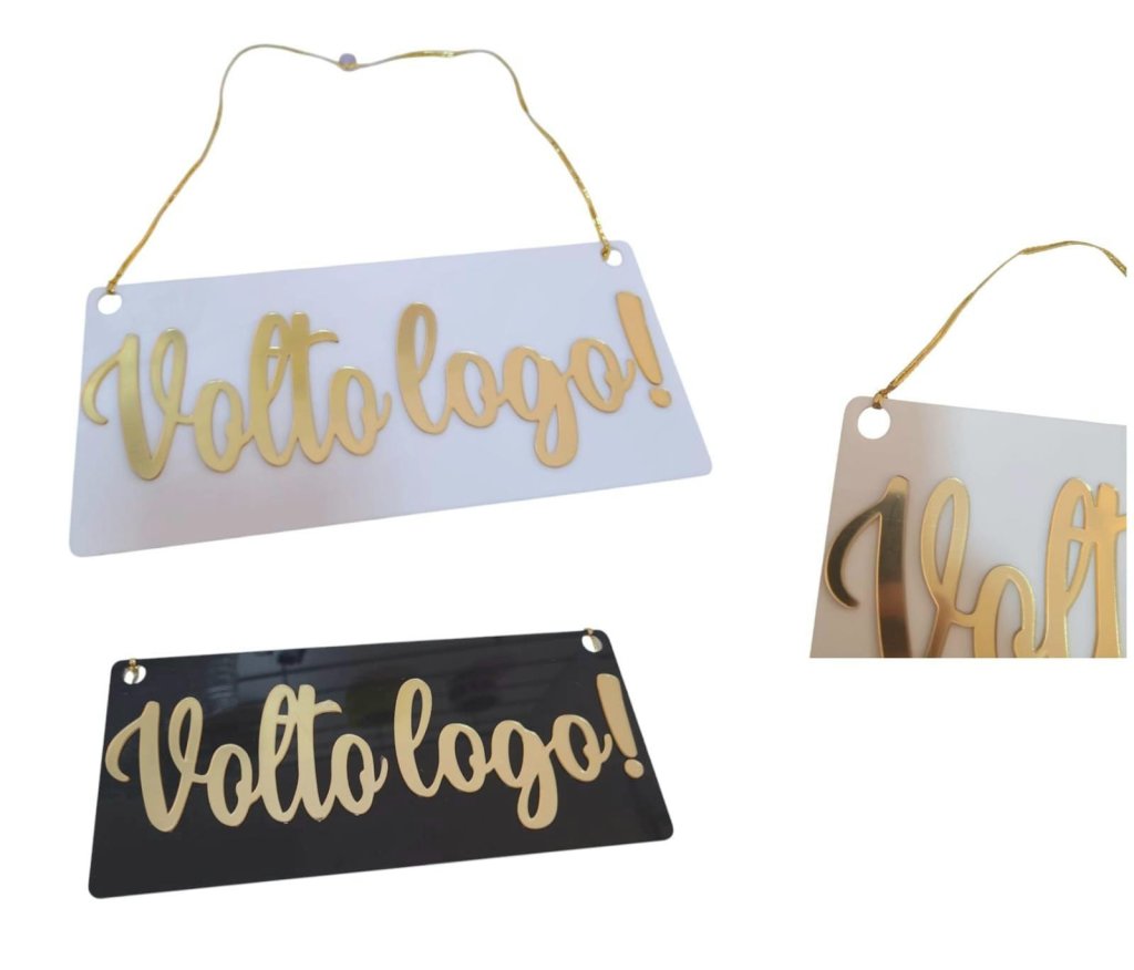 PLACA VOLTO LOGO 
