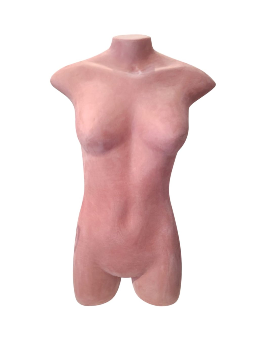 BUSTO MEIO CORPO JP VELUDO  ROSA CHÁ