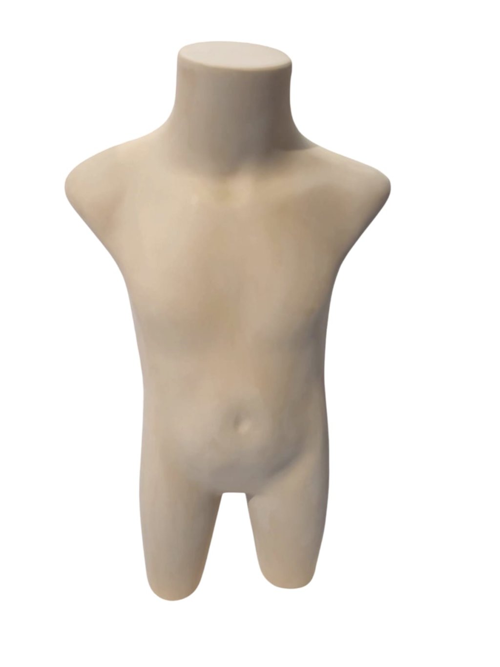 MEIO CORPO INFANTIL VELUDO BEGE 