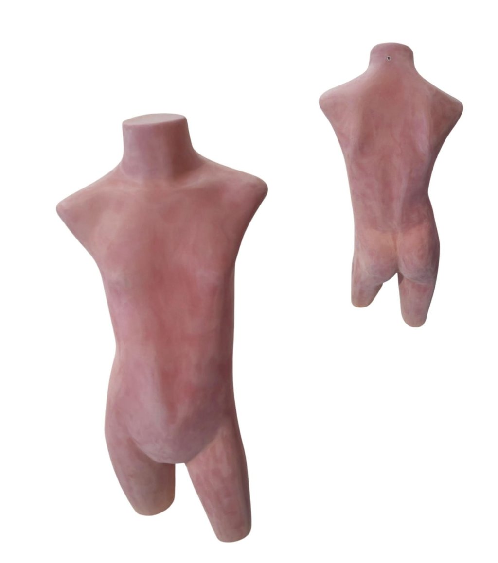 MEIO CORPO JUVENIL VELUDO ROSA CHÁ (PROMOÇÃO)