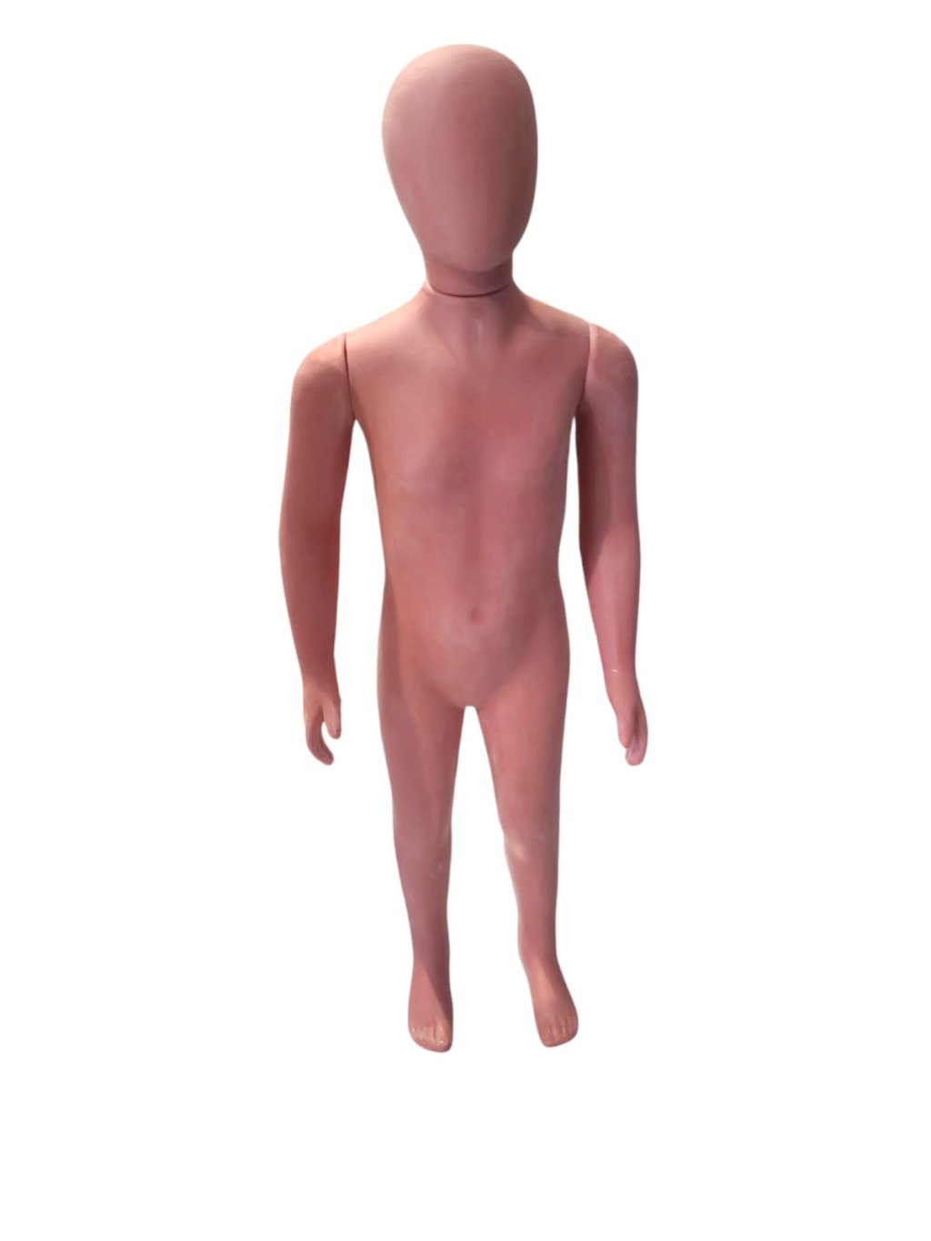 MANEQUI INFANTIL VELUDO ROSA CHÁ (PROMOÇÃO)