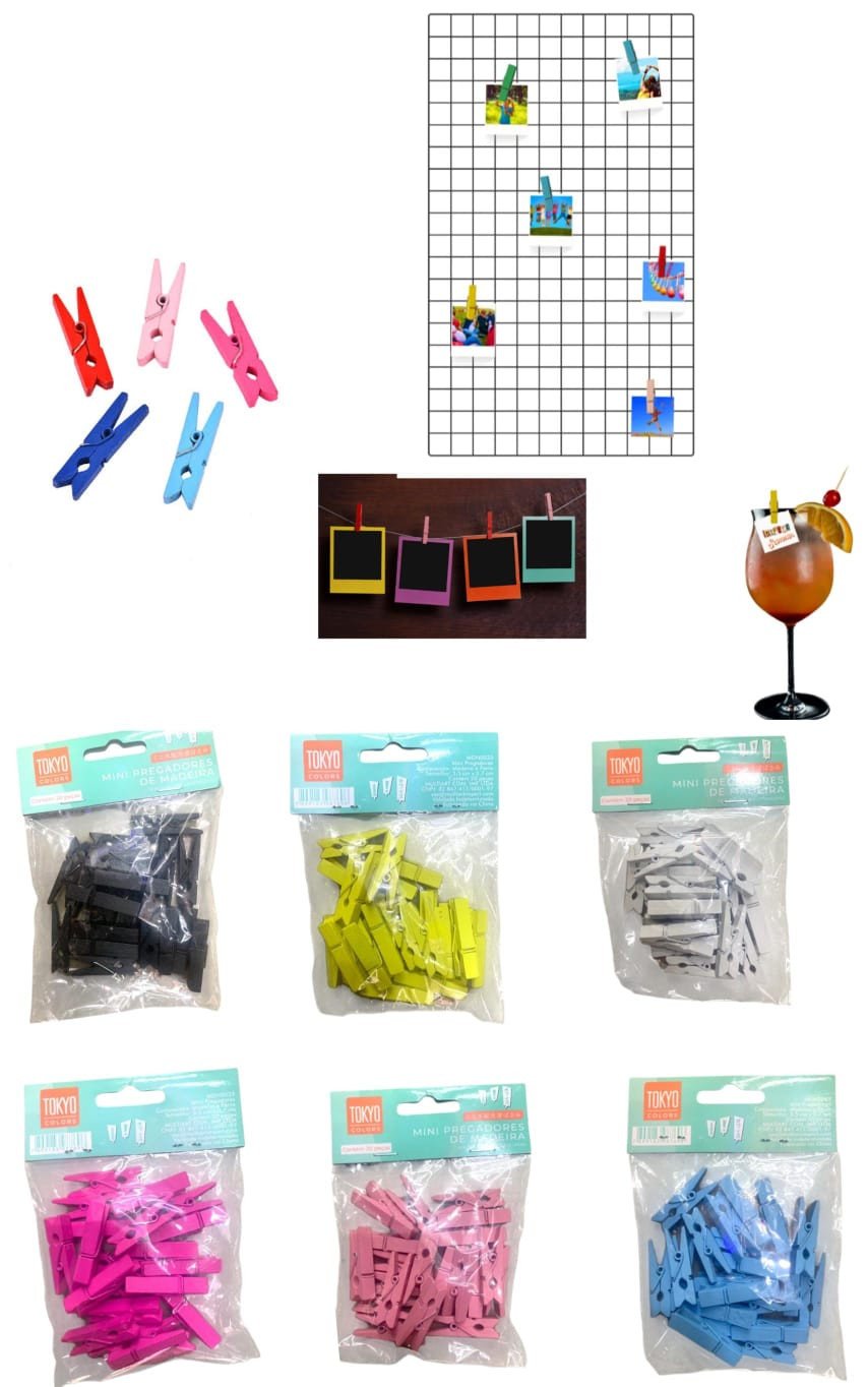 MINI PRENDEDOR DE MADEIRA 