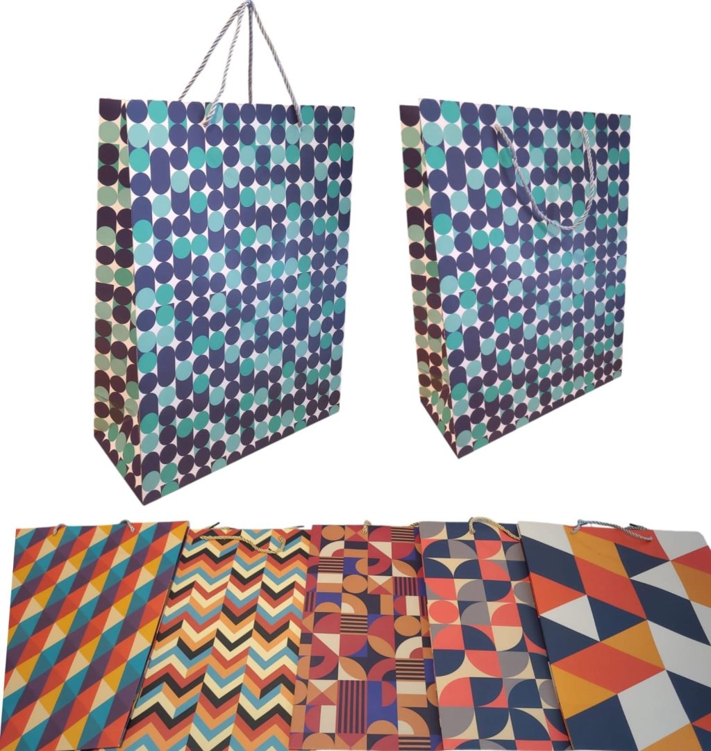 PACOTE DE SACOLA GRANDE ESTAMPADA ADULTO (PROMOÇÃO) 