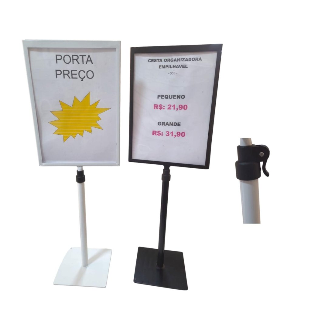  PORTA PREÇO REGULÁVEL  