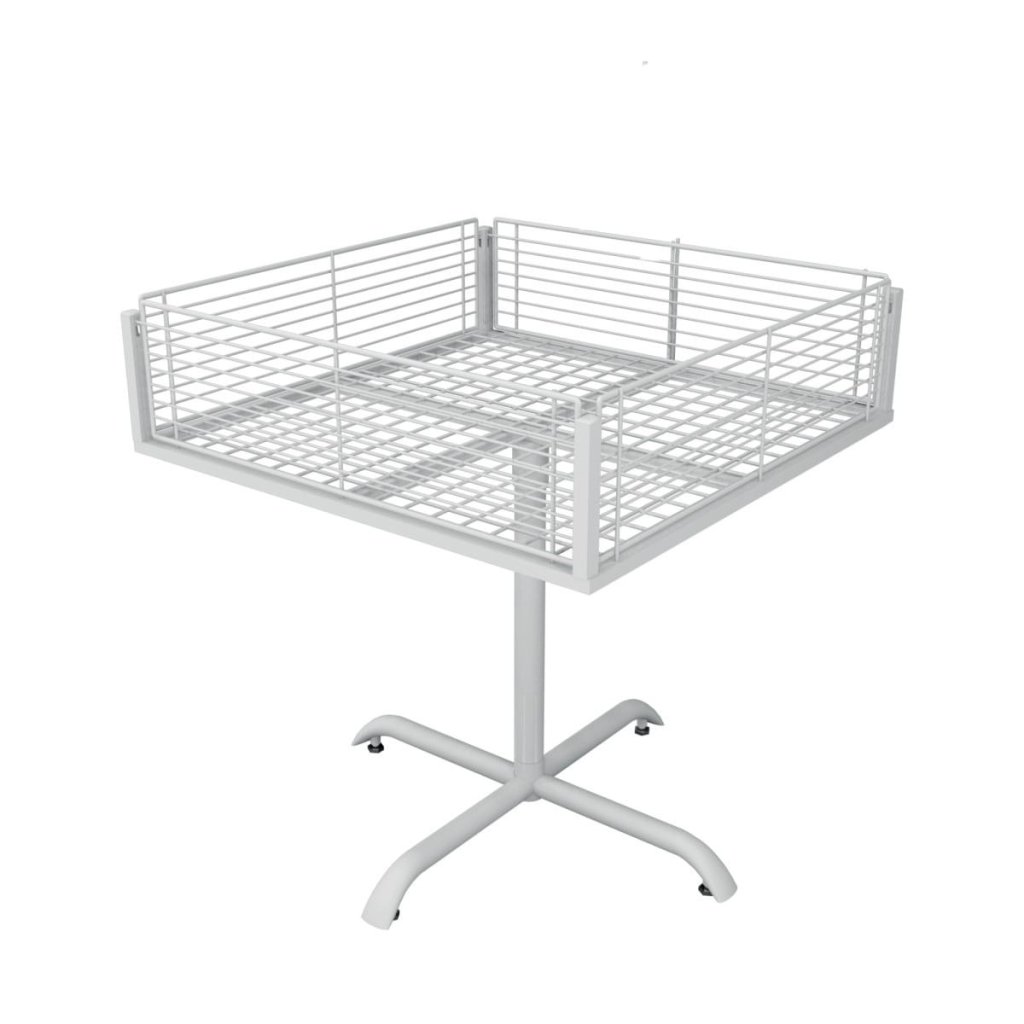 CESTO LUXO COM TELA BRANCO 70X70