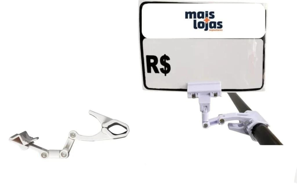 SUPORTE DE PREÇO ROBOZINHO BRANCO 