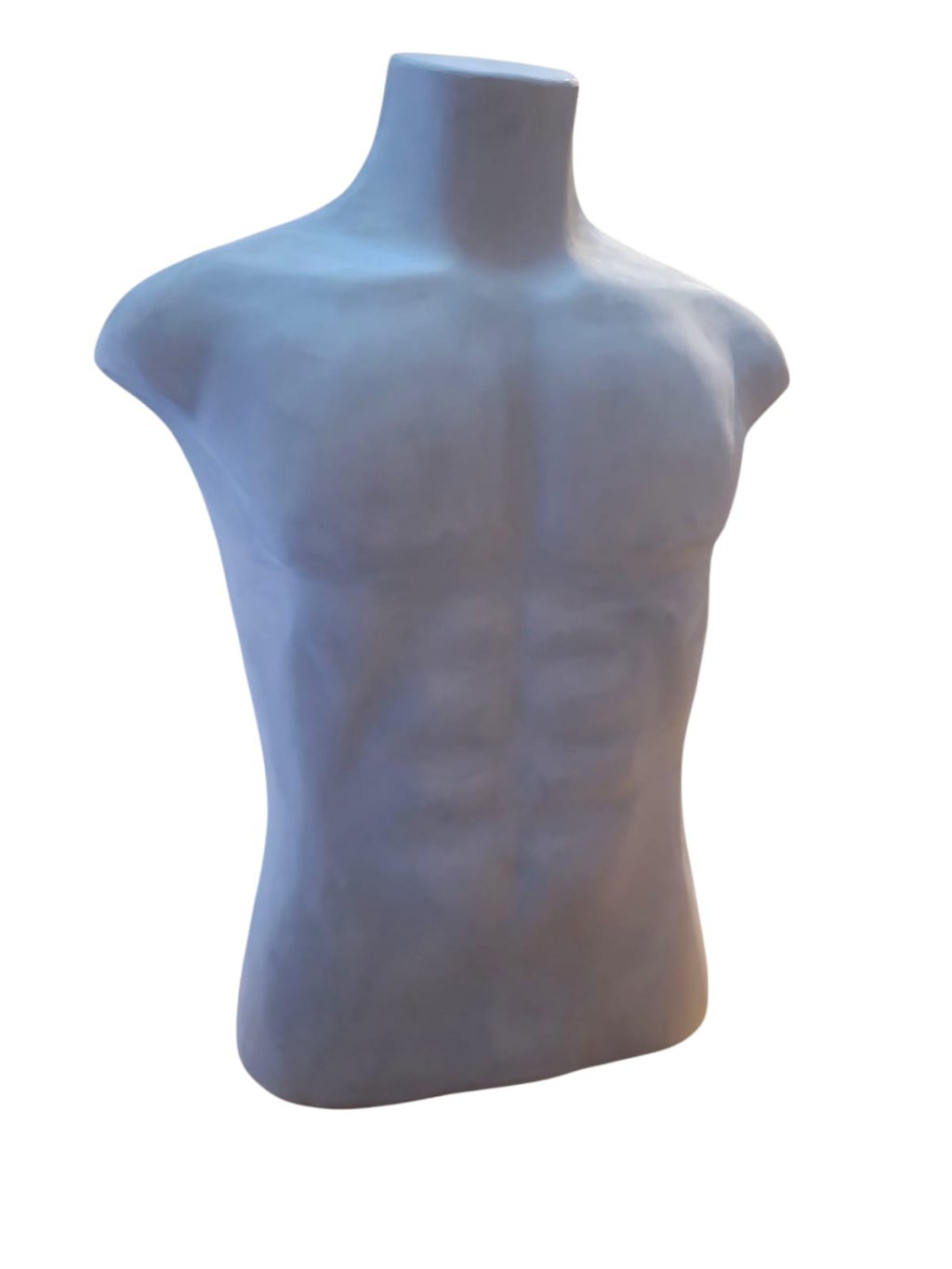 BUSTO MASCULINO VELUDO CINZA 