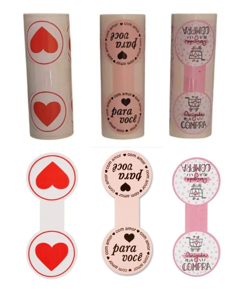 ADESIVO FECHA SACOLA REDONDO