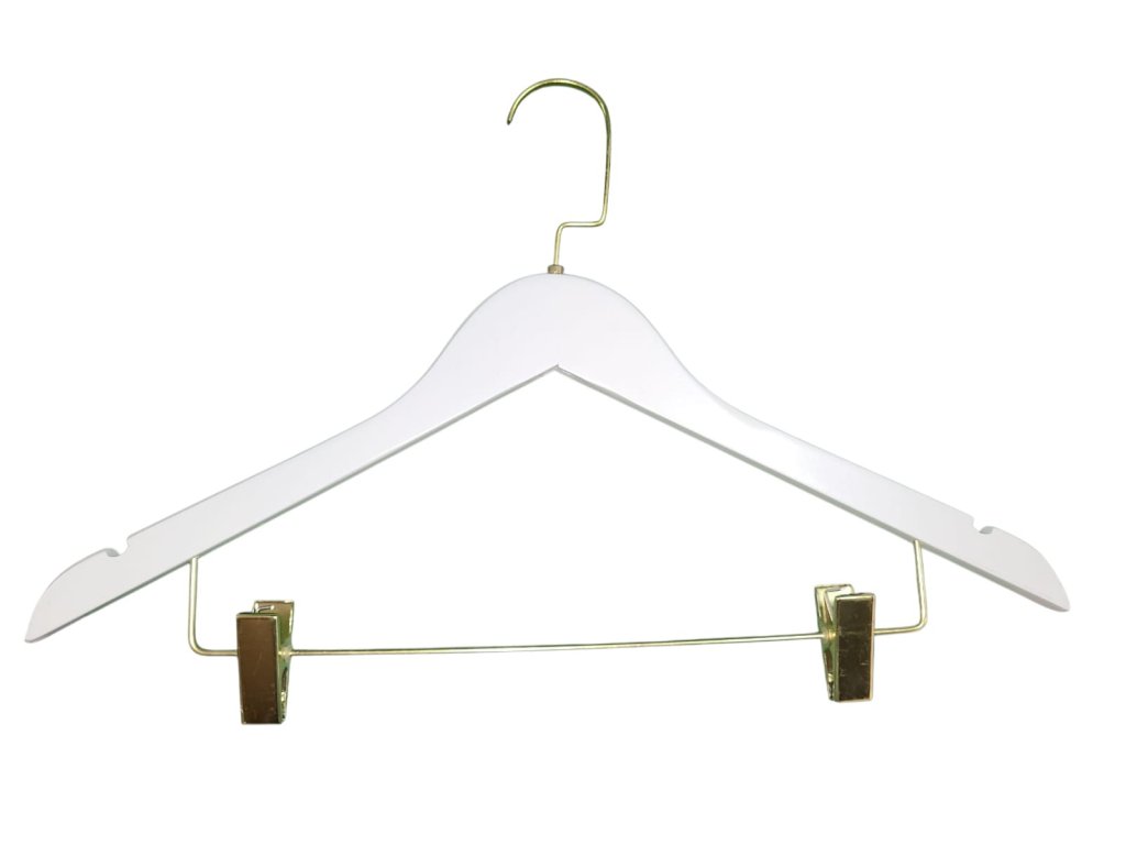 CABIDE MADEIRA PRIME BRANCO COM PRESILHA 