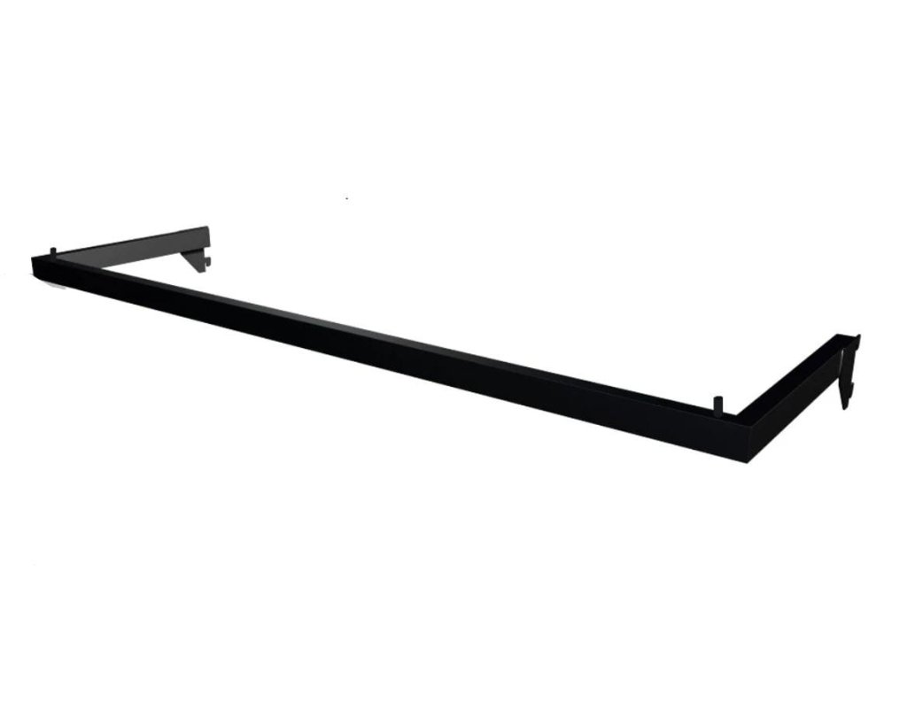 ARARA PARA TRILHO CREMALHEIRA QUADRADA 1,20 PRETA 