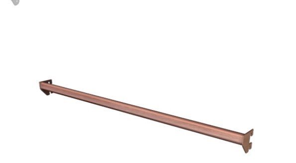 RÉGUA PARA TRILHO CREMALHEIRA 1,20 ROSÊ 