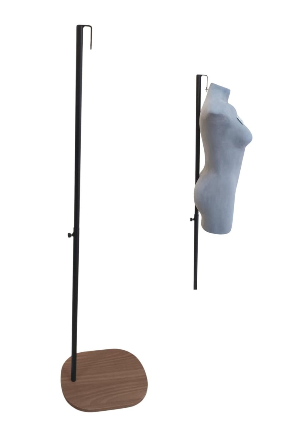 PEDESTAL  LUX PRETO COM BASE DE MDF