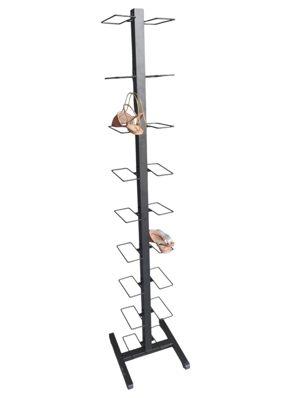 TORRE PARA SAPATOS PRETA 