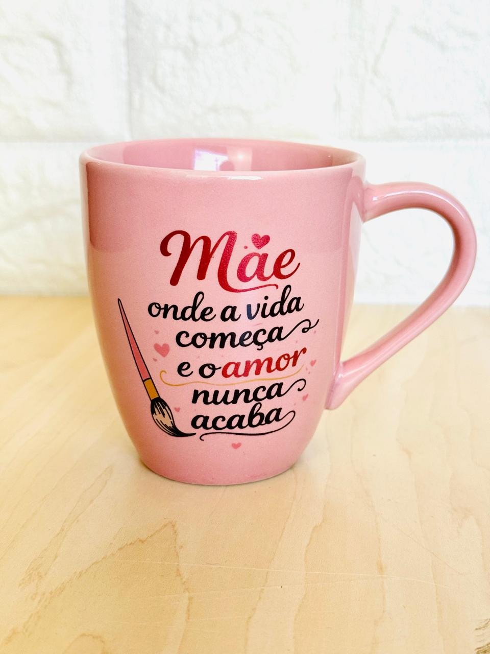 Caneca Glamour Rosa Mãe Rosé
