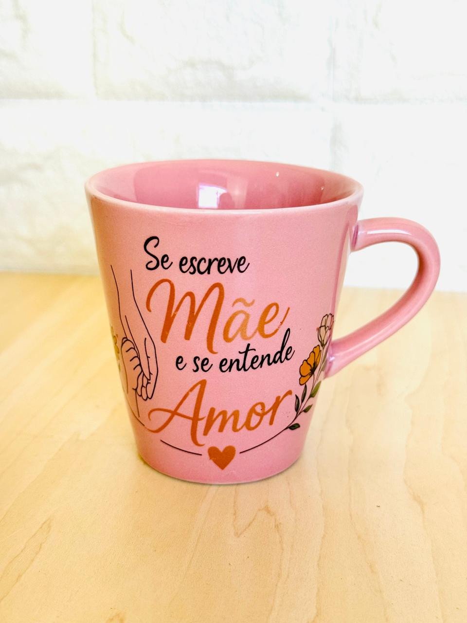 Xícara Rosa Mãe Bronze