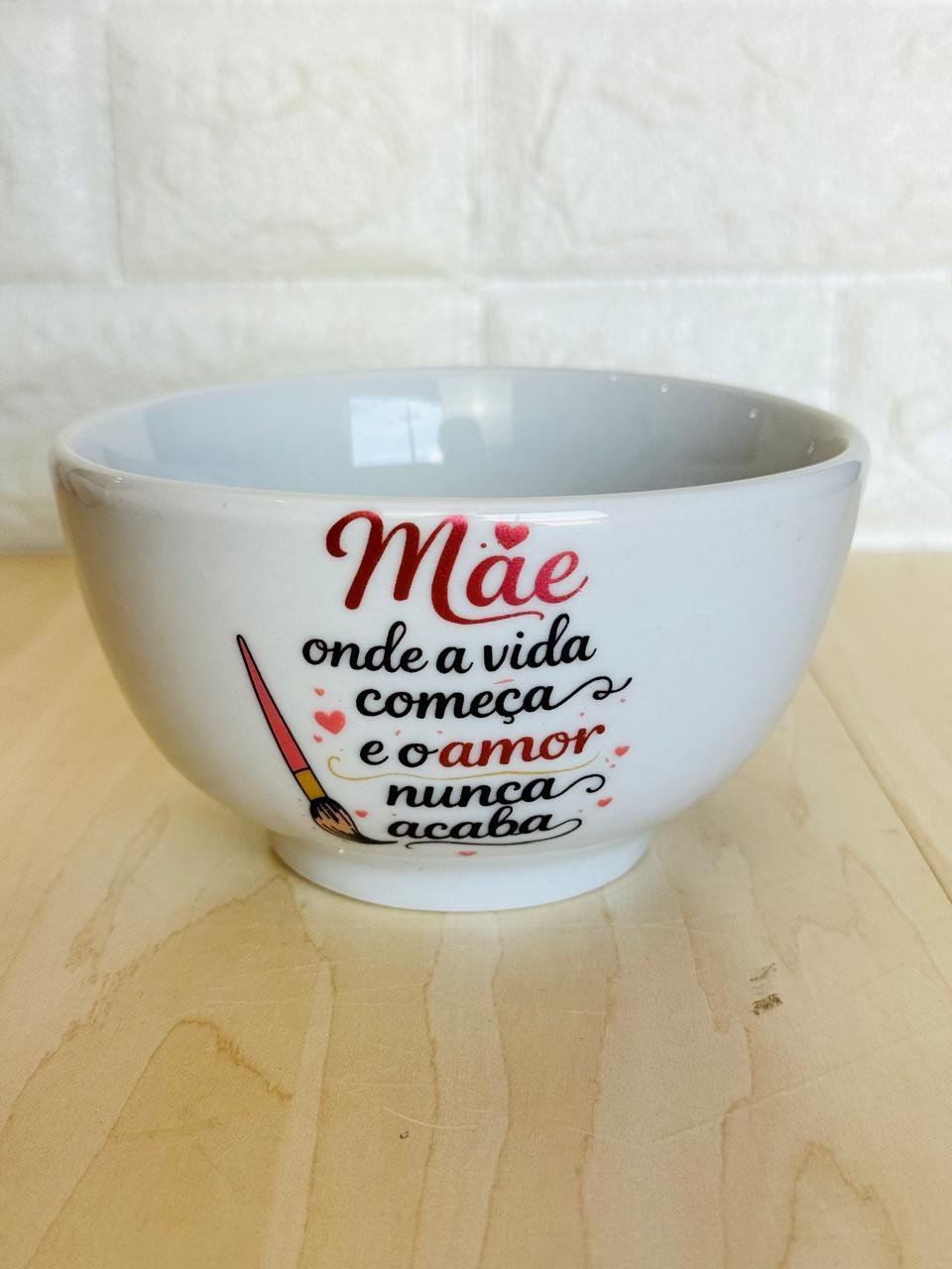 Bowl Branco Mãe Rosé