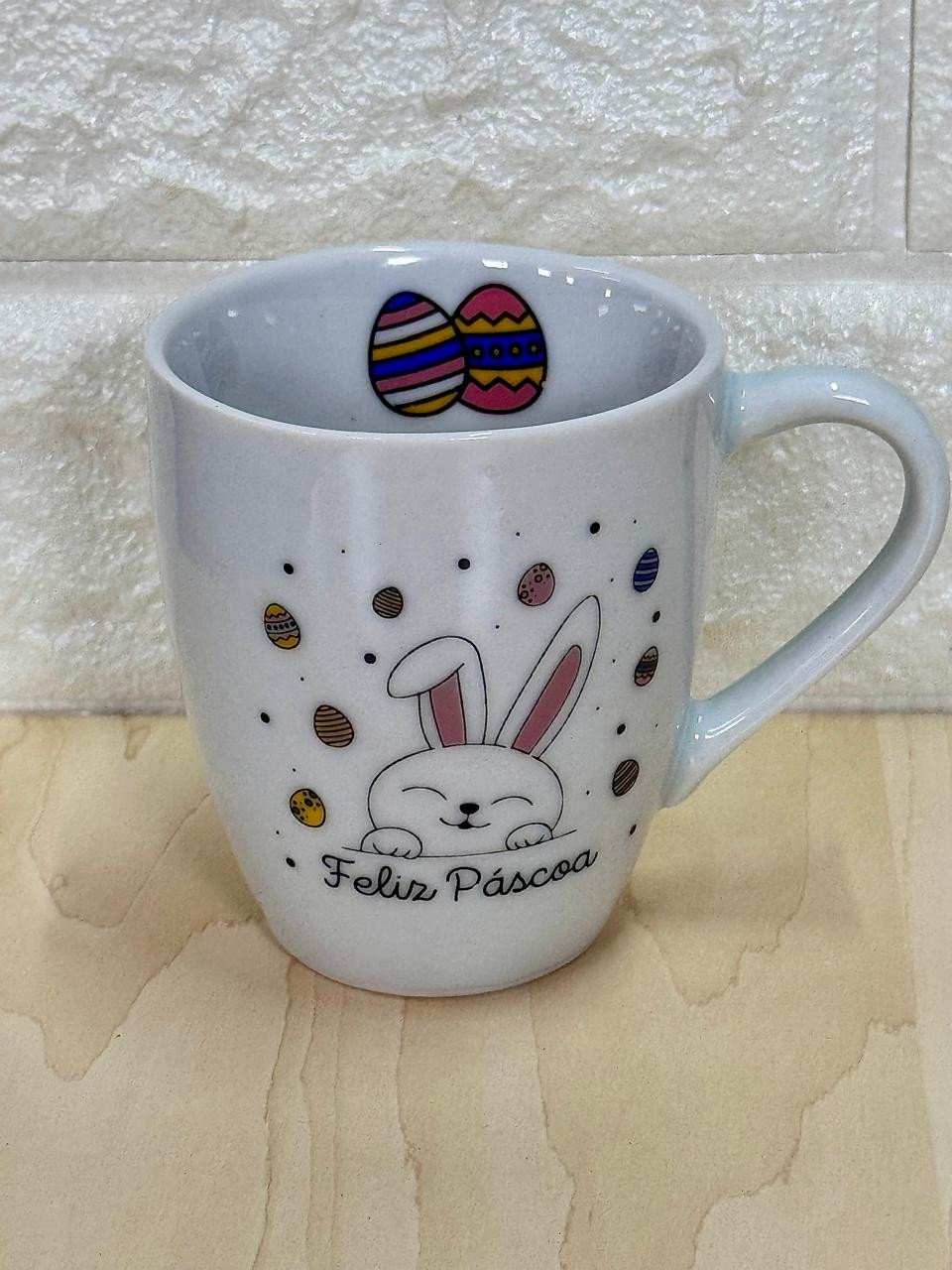 Caneca Glamour Páscoa Ovinho Interno