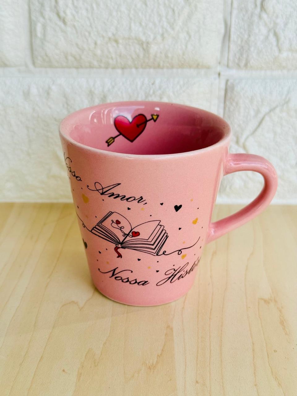 Xícara Rosa Nosso Amor, Nossa História
