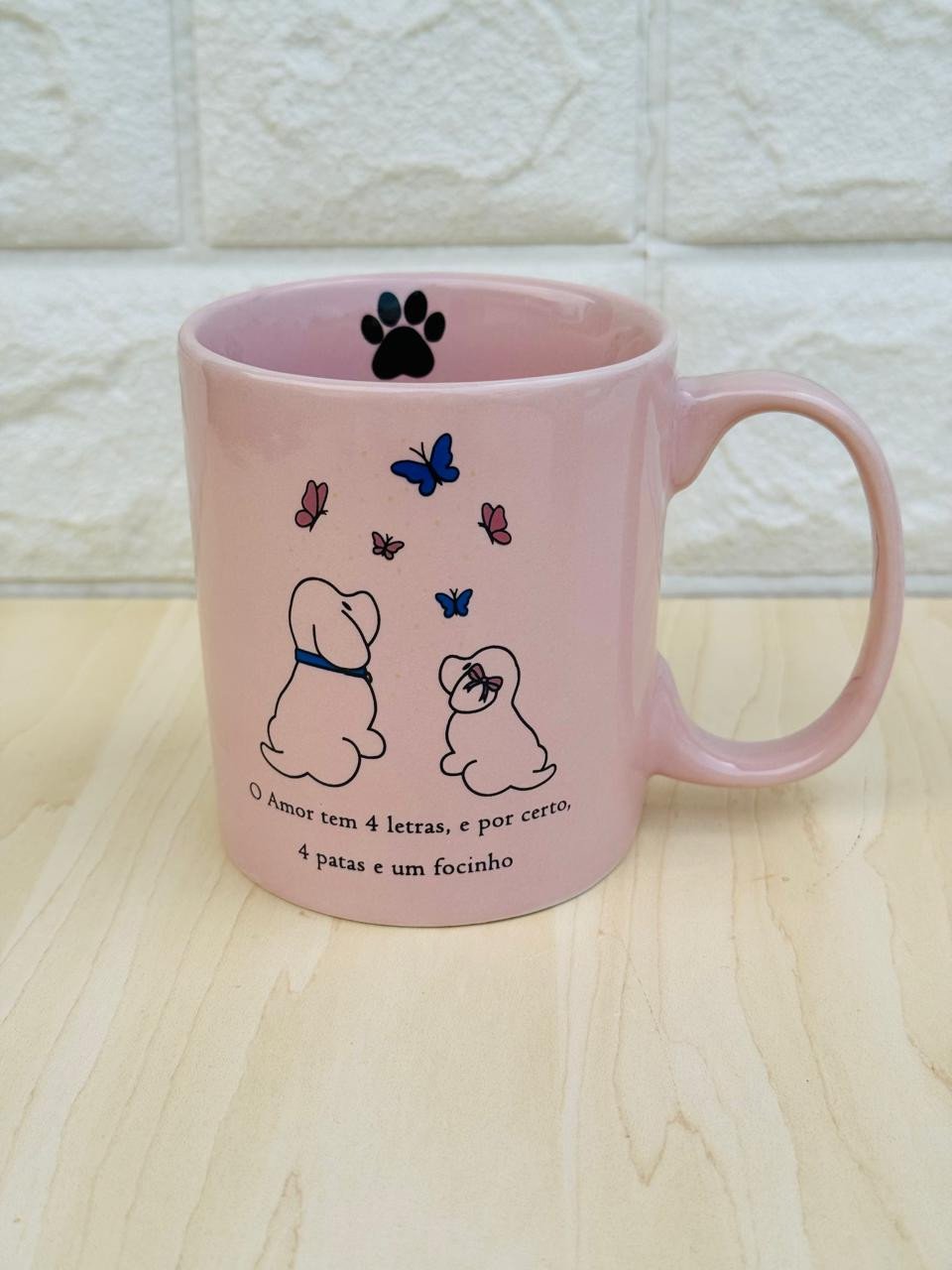 Caneca Aurora Rosa Cachorro 