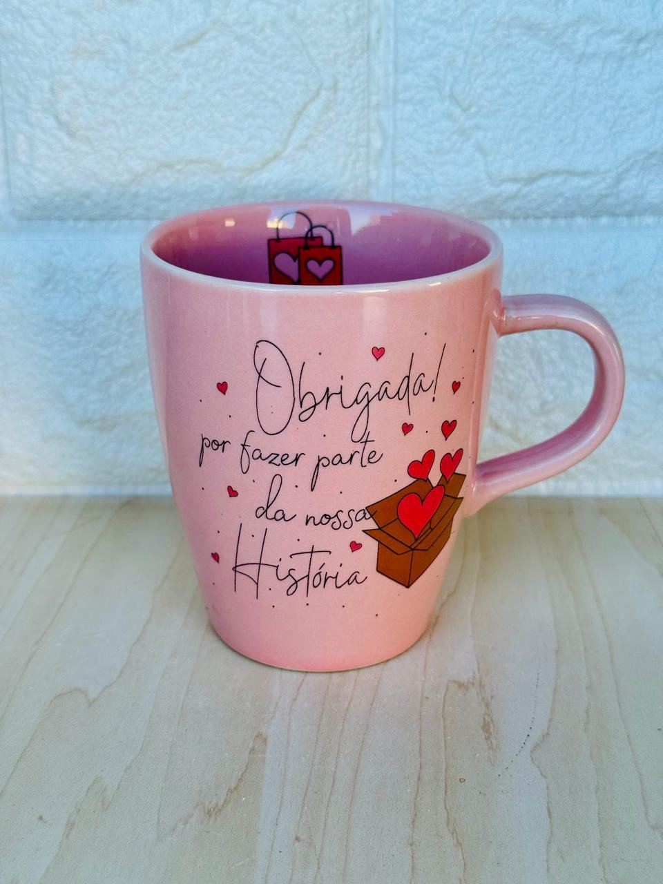 Caneca Sublime Rosa Dia do Cliente