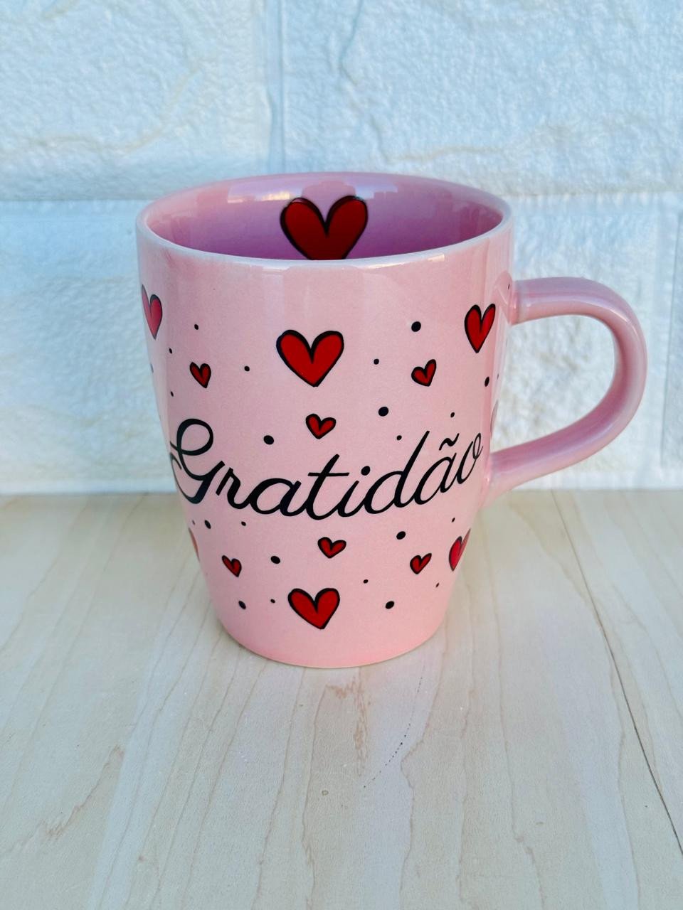Caneca Sublime Rosa Gratidão 