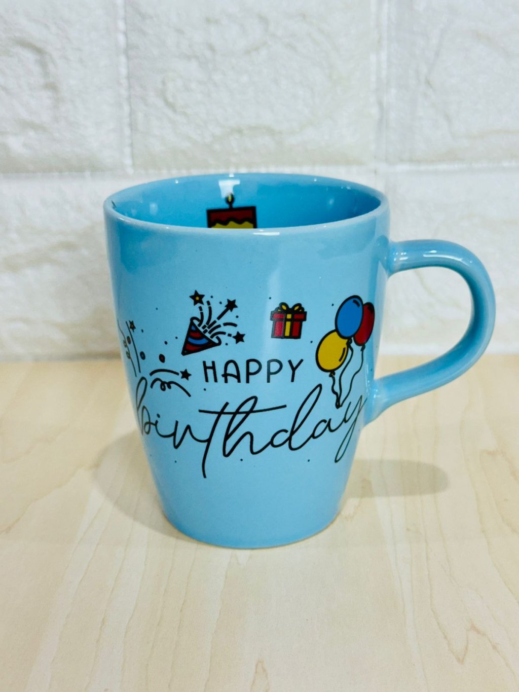 Caneca Sublime Azul Happy Birthday