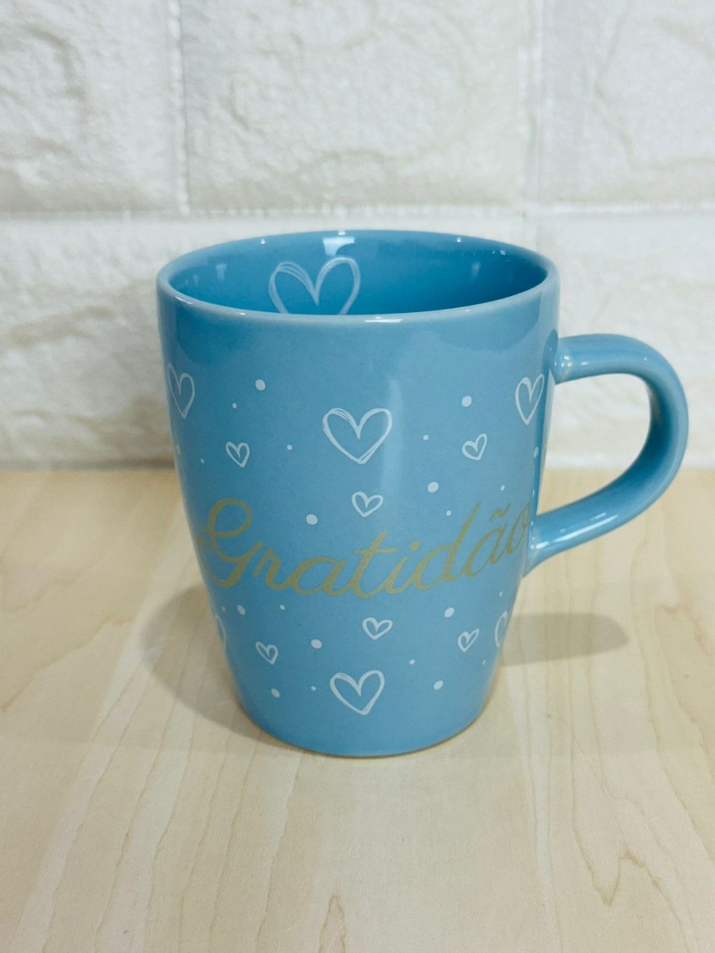 Caneca Sublime Azul Gratidão