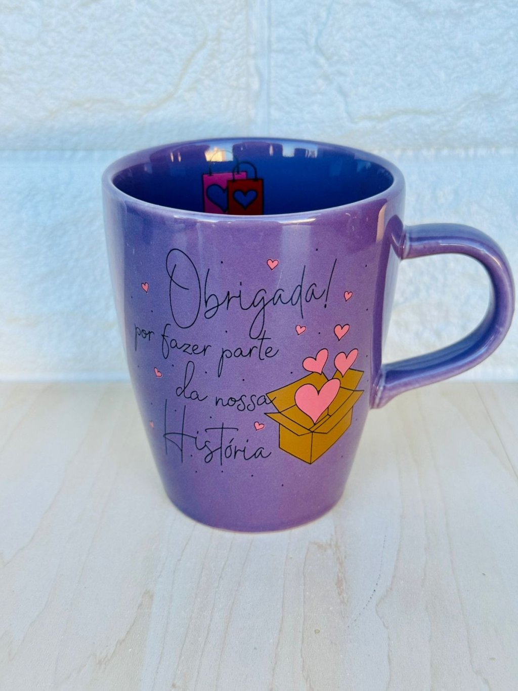 Caneca Sublime Roxa Dia do Cliente