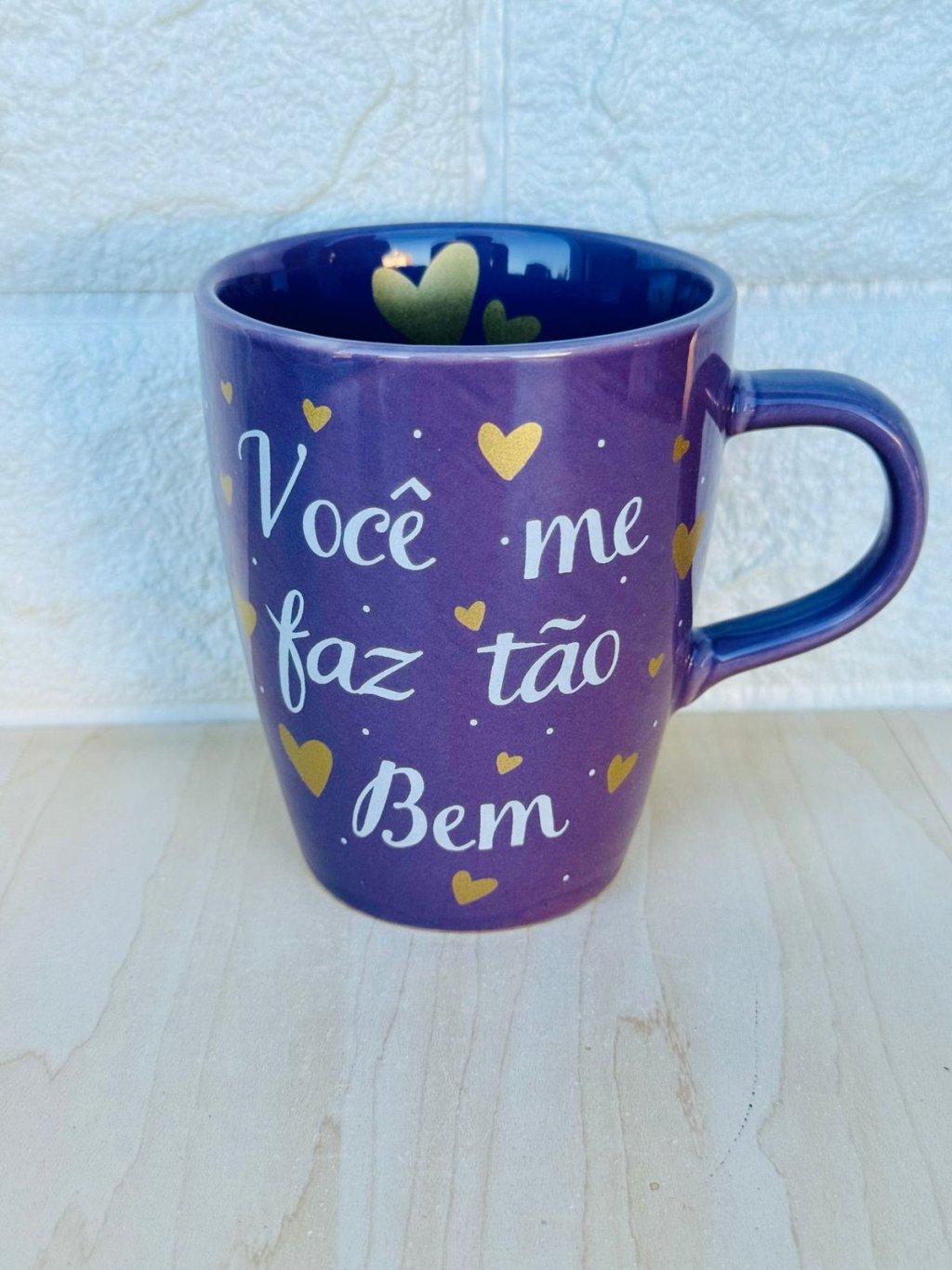Caneca Sublime Roxa Você me Faz Tão Bem