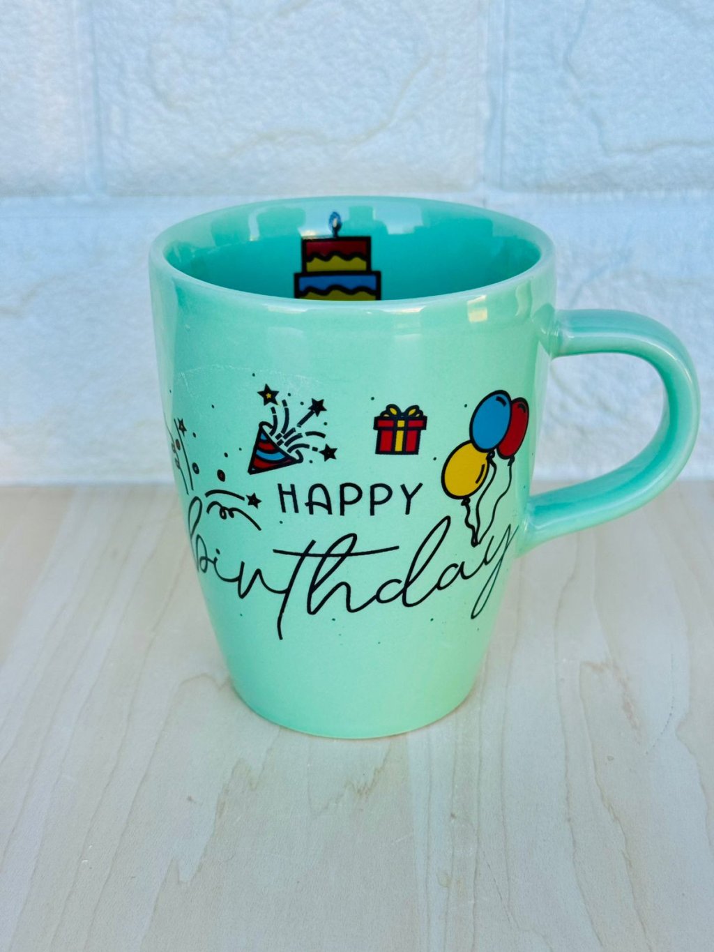 Caneca Sublime Verde Happy Birthday