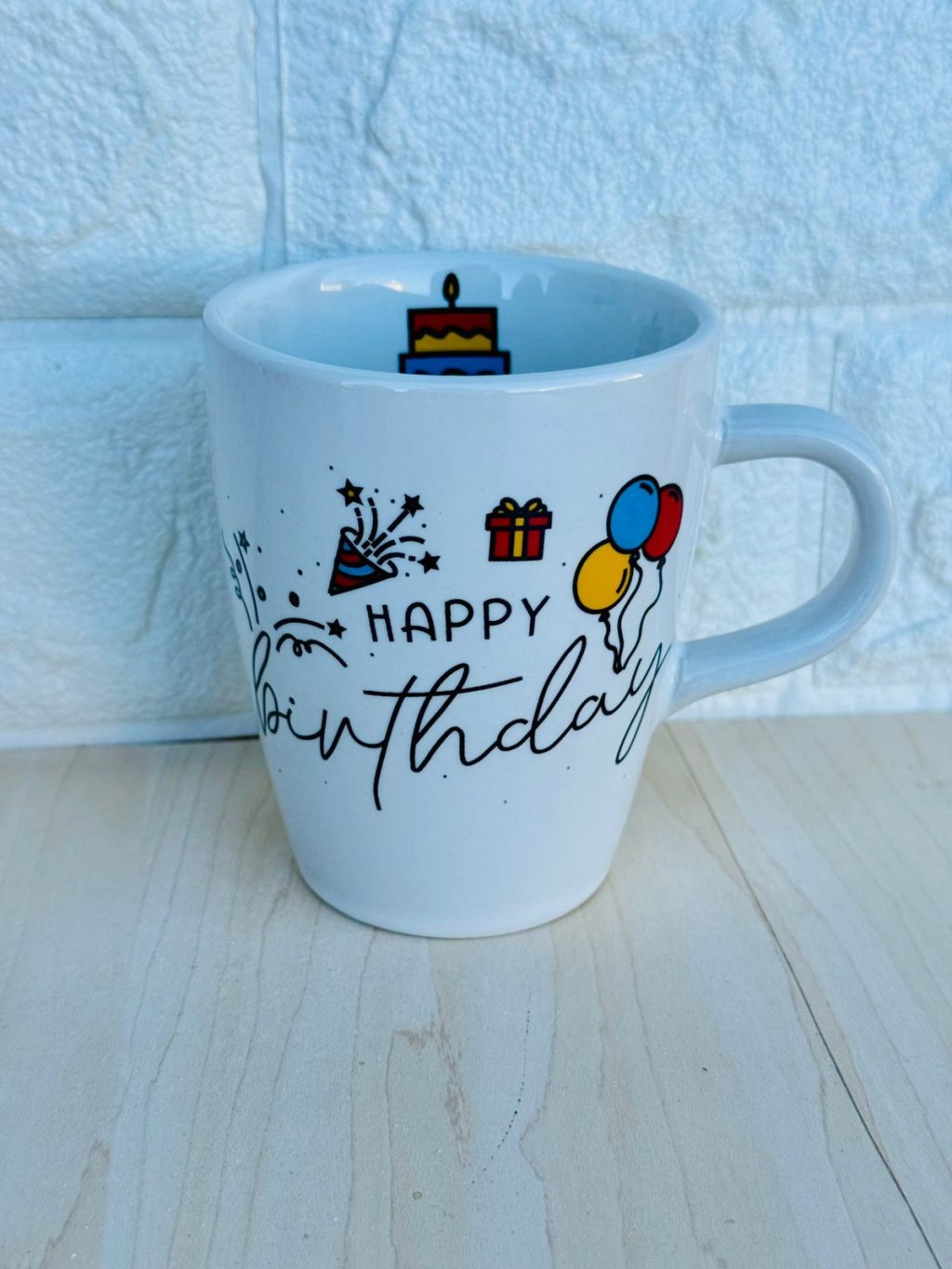 Caneca Sublime Branca Happy Birthday