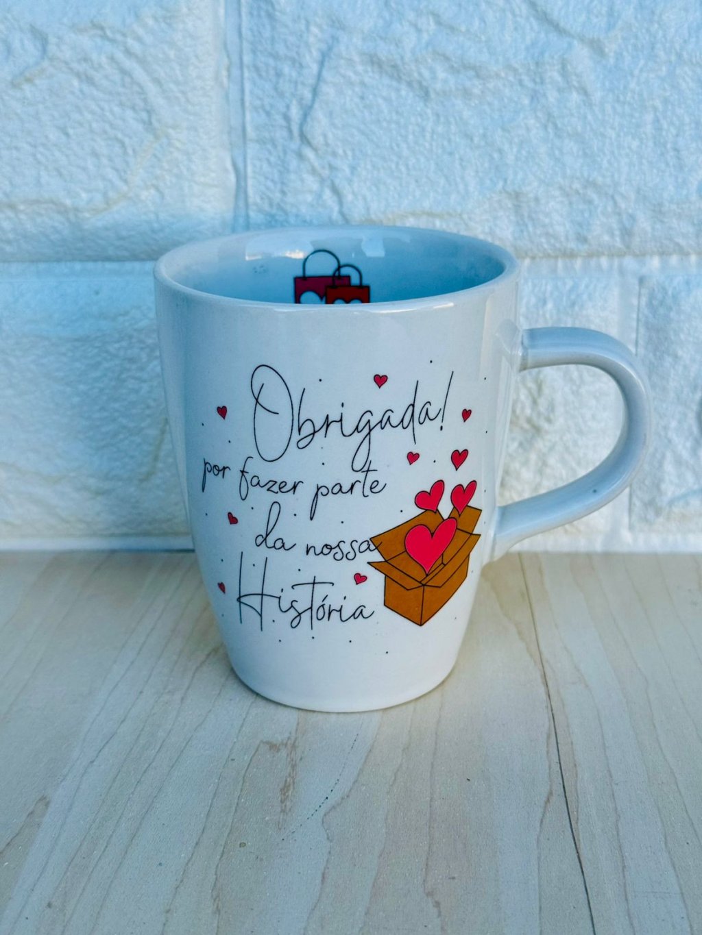 Caneca Sublime Branca Dia do Cliente