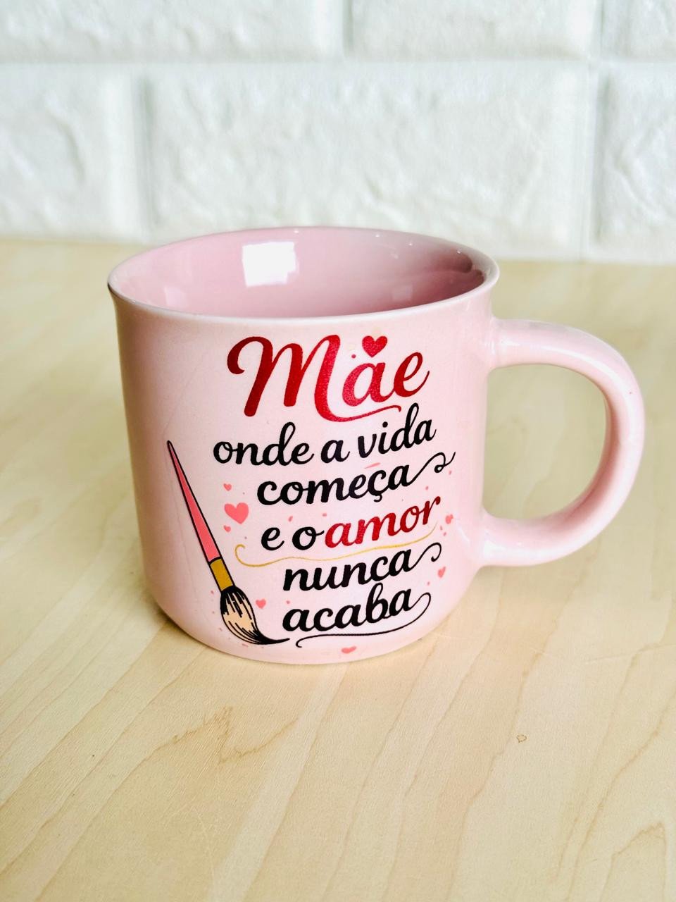 Caneca Ágatha Rosa Mãe Rosé