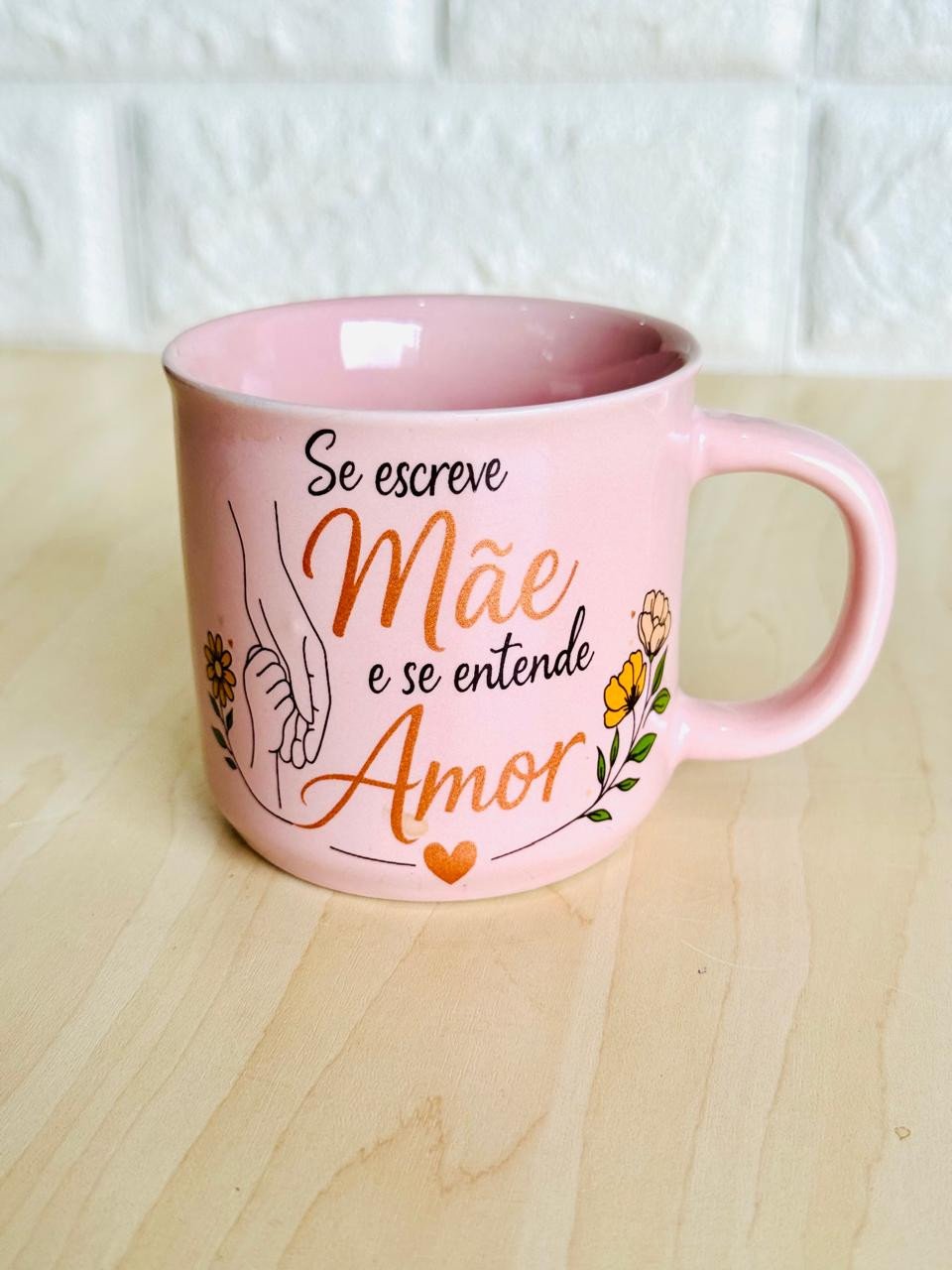 Caneca Ágatha Rosa Mãe Bronze