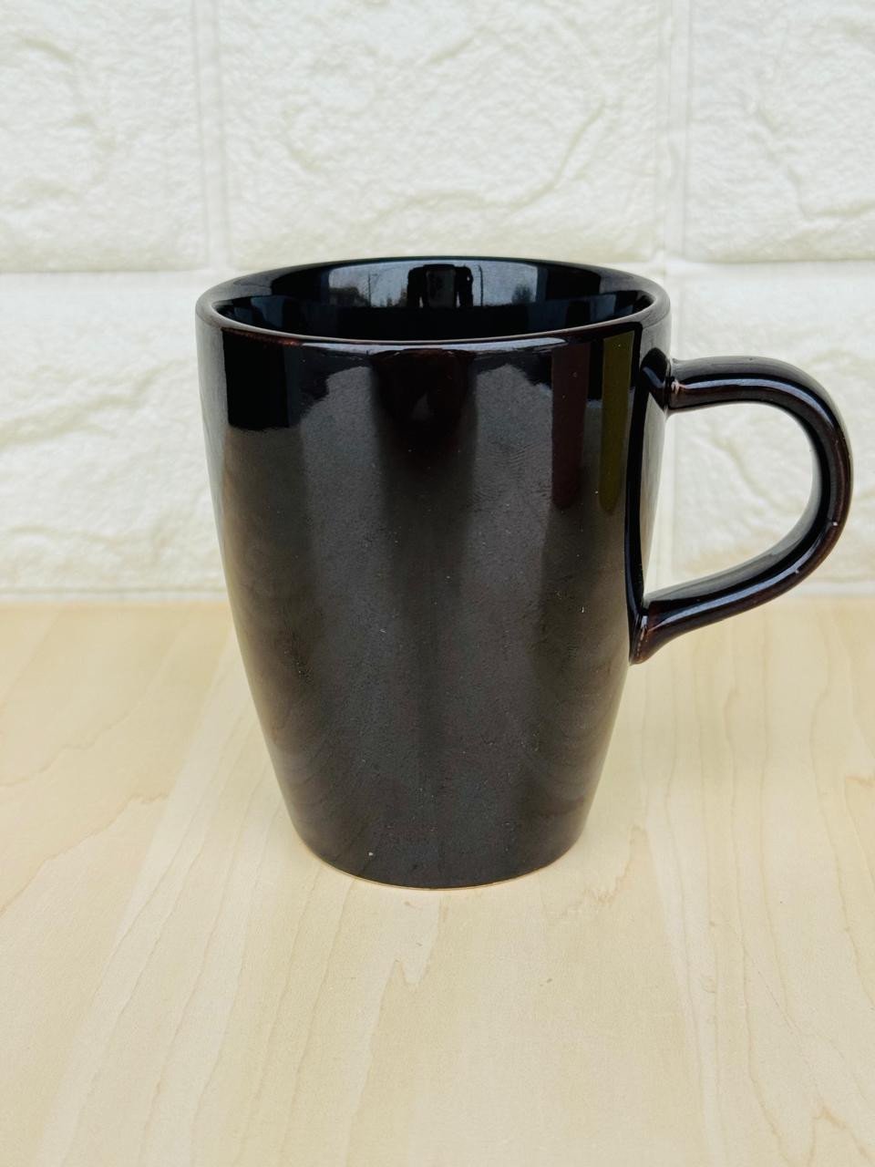 Caneca Sublime Preta Lisa