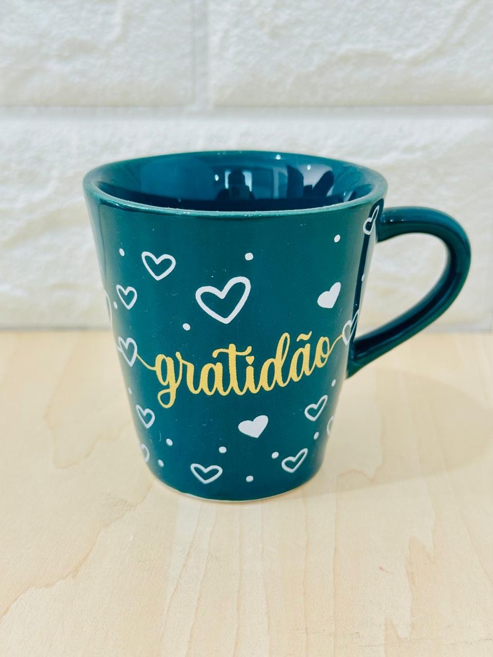 Xícara Verde Gratidão