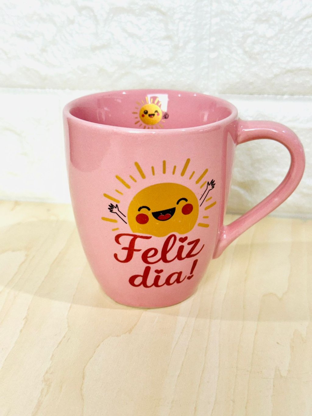 Caneca Glamour Rosa Feliz Dia