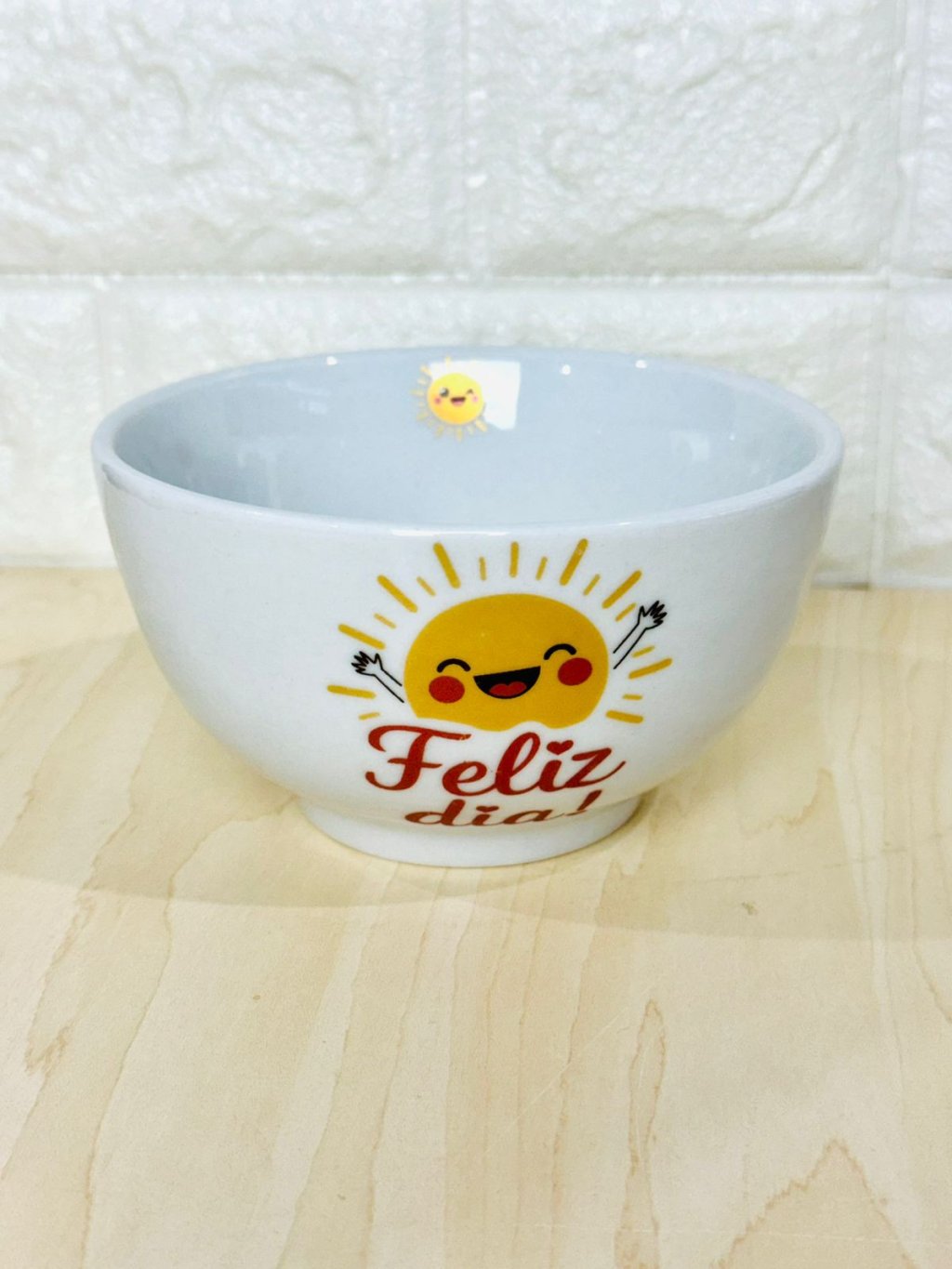 Bowl Branco Feliz Dia